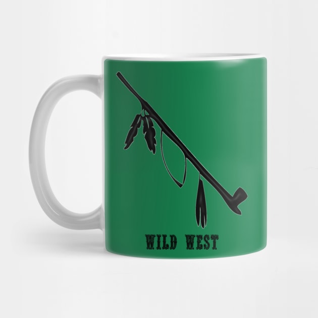 Western Era - Wild West Indian Peace Pipe by The Black Panther